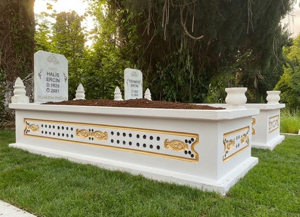 Renkli Gold Selçuklu Desen Mezar