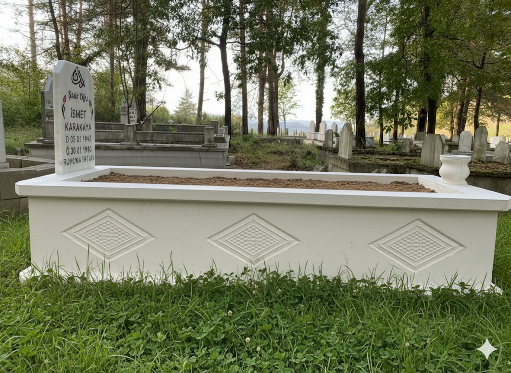 Beyaz Noktalı Baklava Mezar